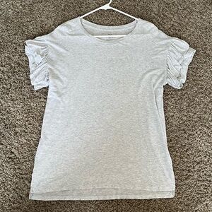 aerie just add leggings ruffle tee